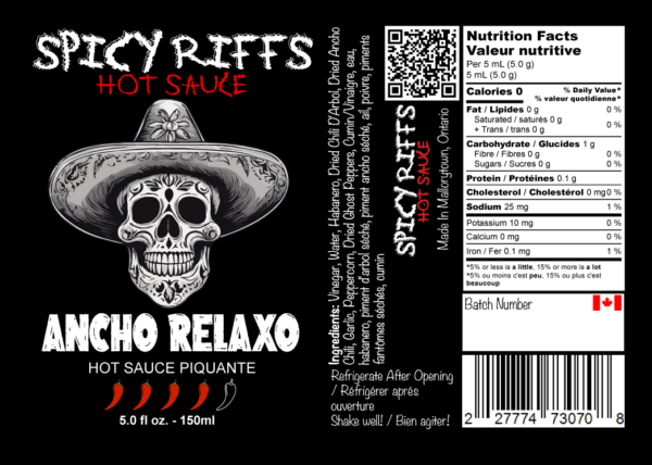 Ancho Relaxo Hot Sauce (4/5🔥) - Image 3